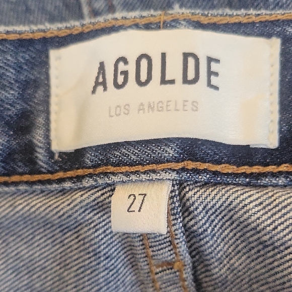 AGOLDE 90's Crop Button Fly Jean - Picture 7 of 11